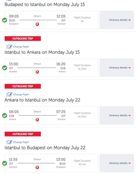 check flight schedule turkish airlines